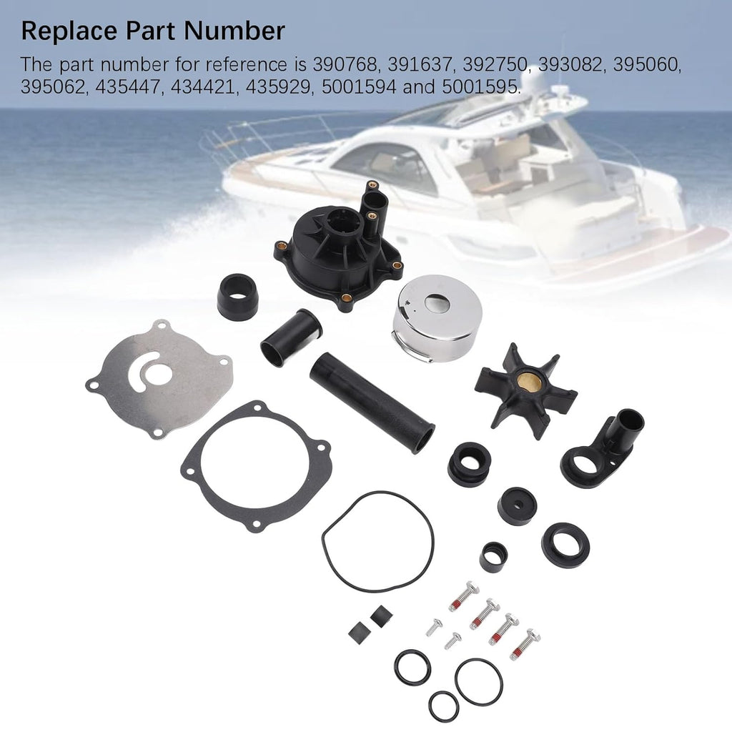Water Pump Impeller Kit Outboard Engine Repair Parts OE:5001595 Fit for Evinrude/Johnson New OEM ETec 75-250hp