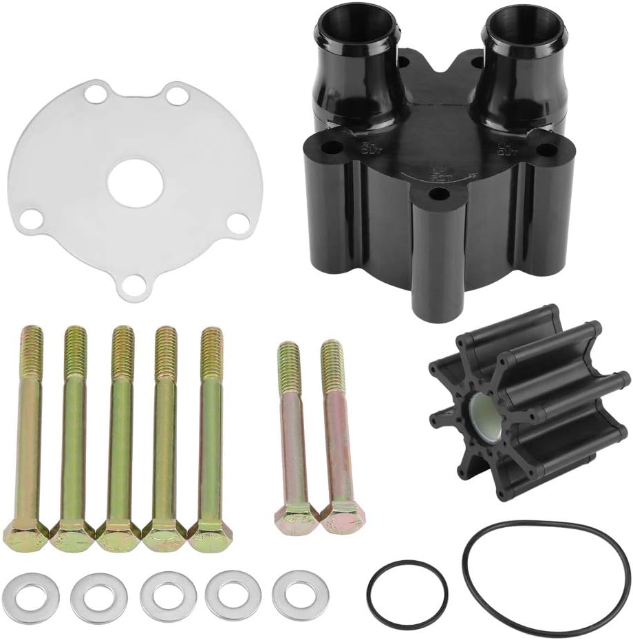 Water Pump Impeller Kit – Compatible with  46-807151A14 – Replacement for Mercury Mariner MerCruiser Bravo 1 2 3 Seawater Pump – Boat Motor Inboard Kit