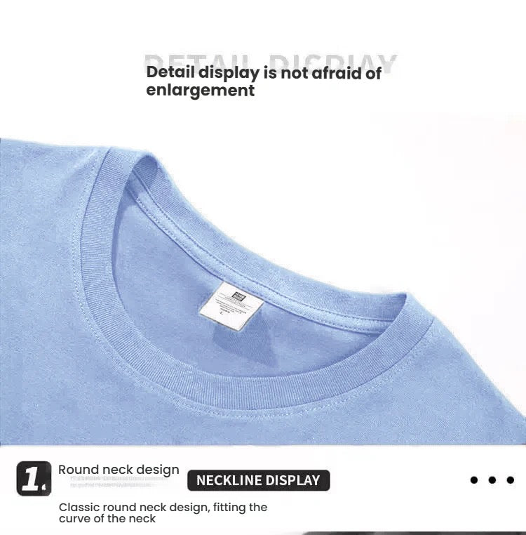 T-shirt-Light blue