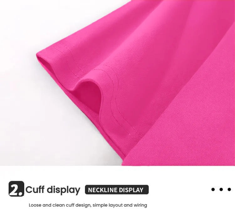 T-shirt- Hot pink