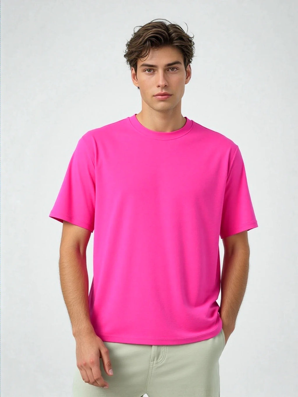 T-shirt- Hot pink