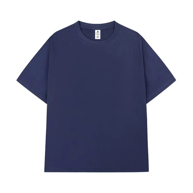 T-shirt-Marin Blauw