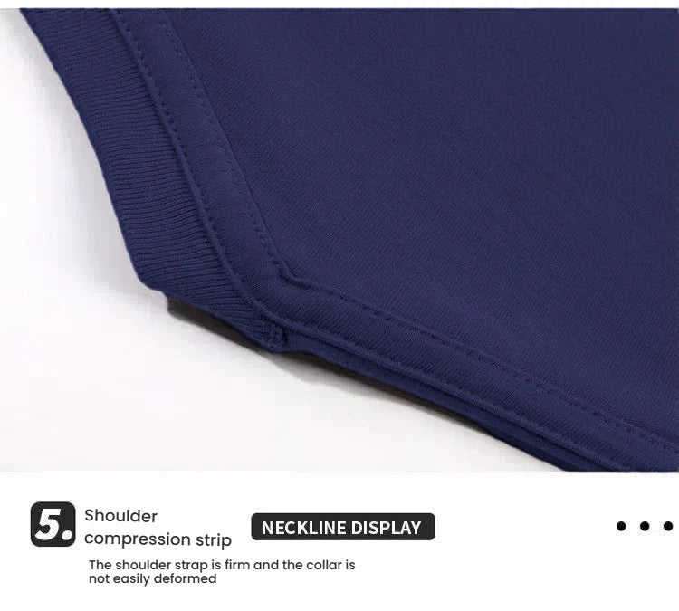 T-shirt-Marin Blauw