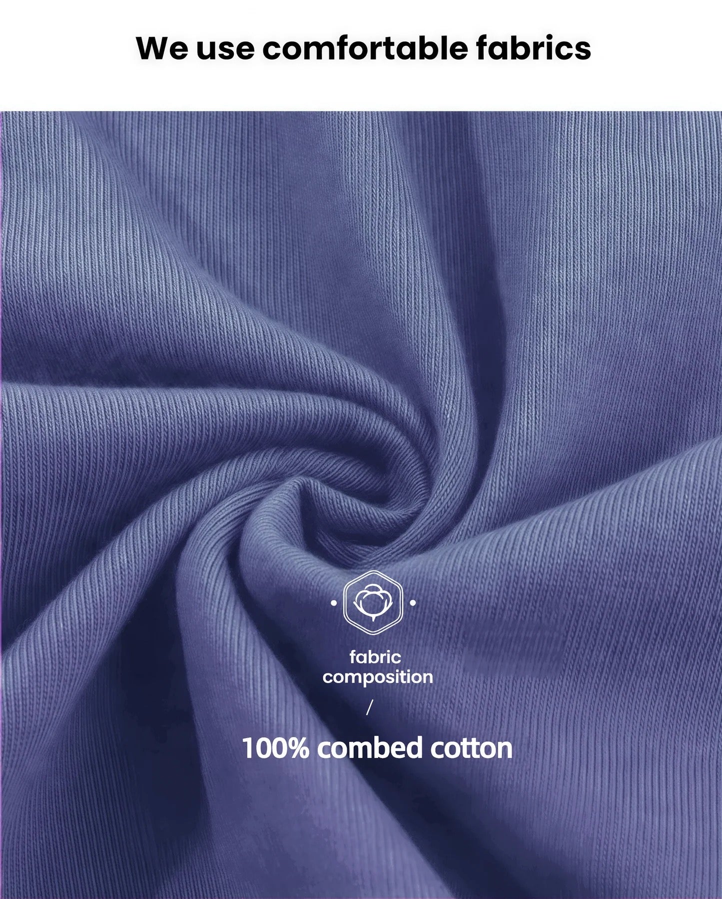 T-shirt-Marin Blauw