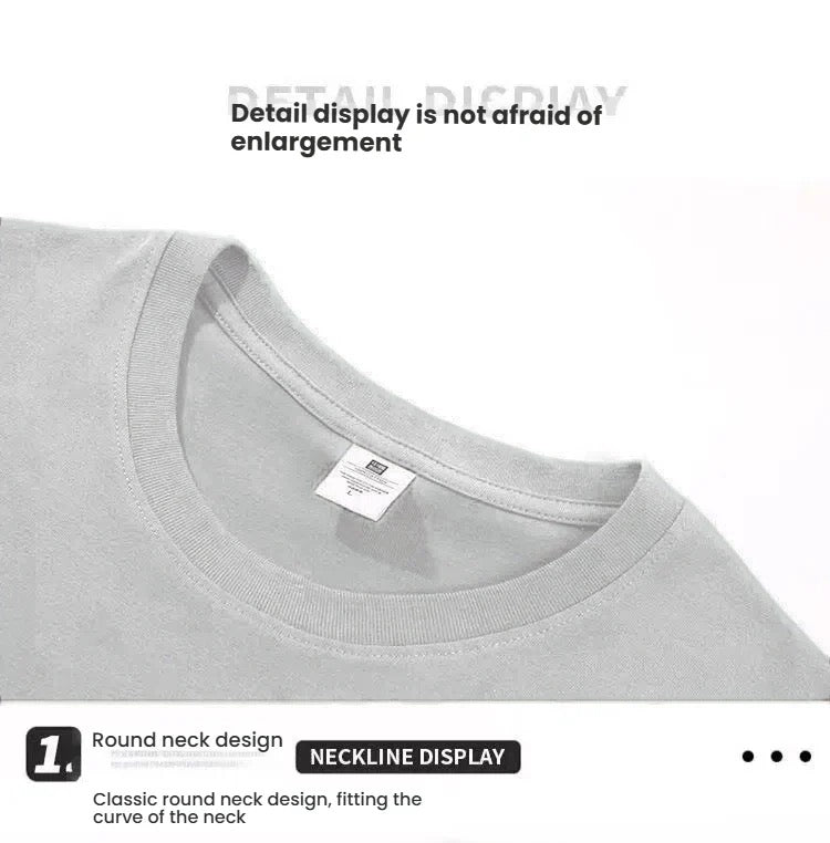 T-shirt-Heather grey