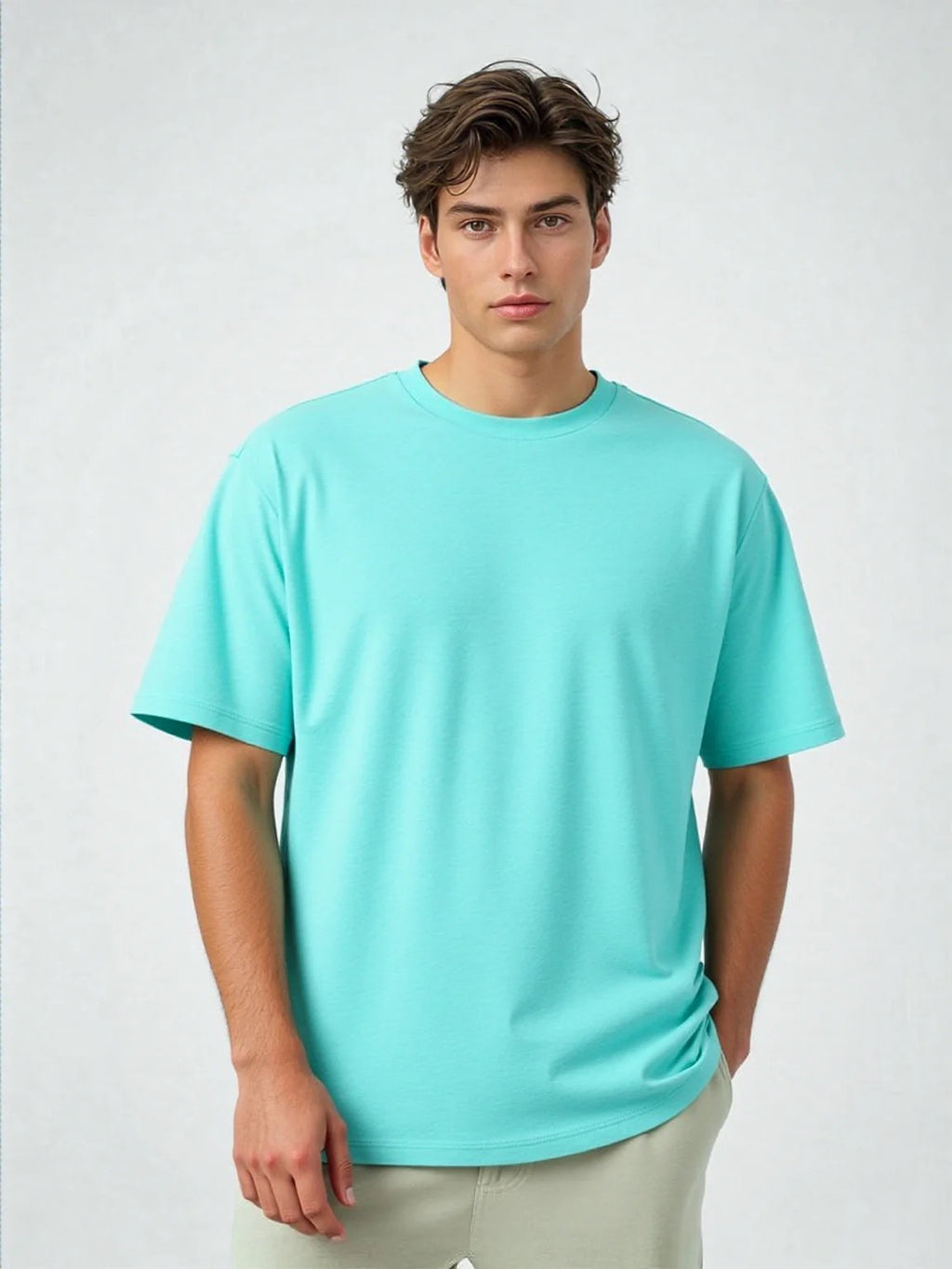 T-shirt-Mint green