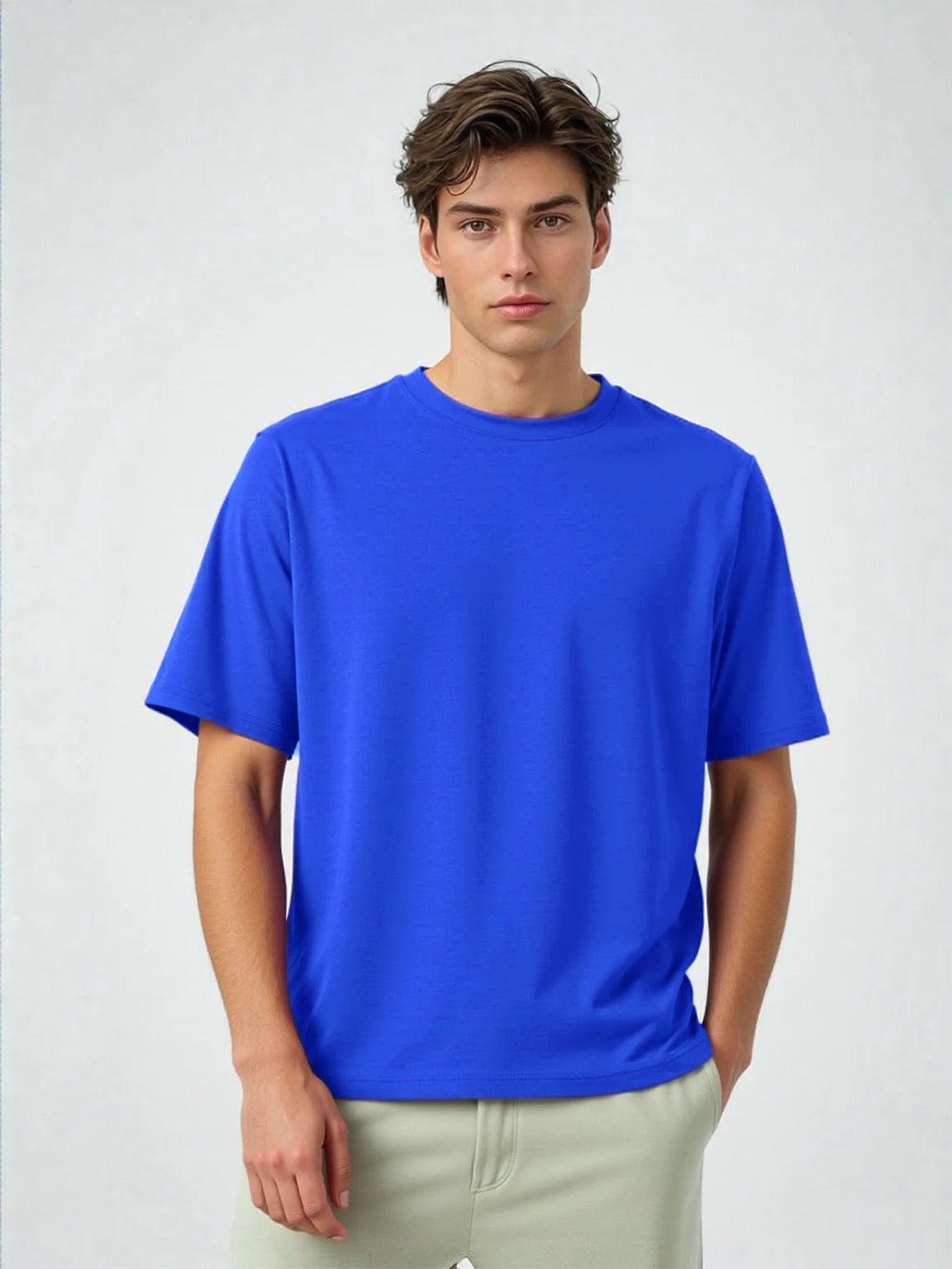 T-shirt- Blauw