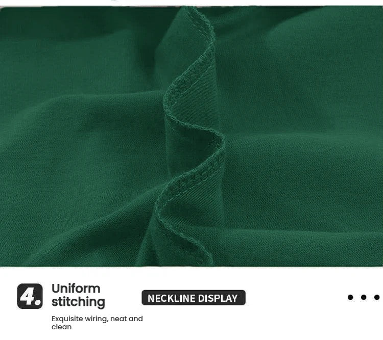 T-shirt-Blackish green