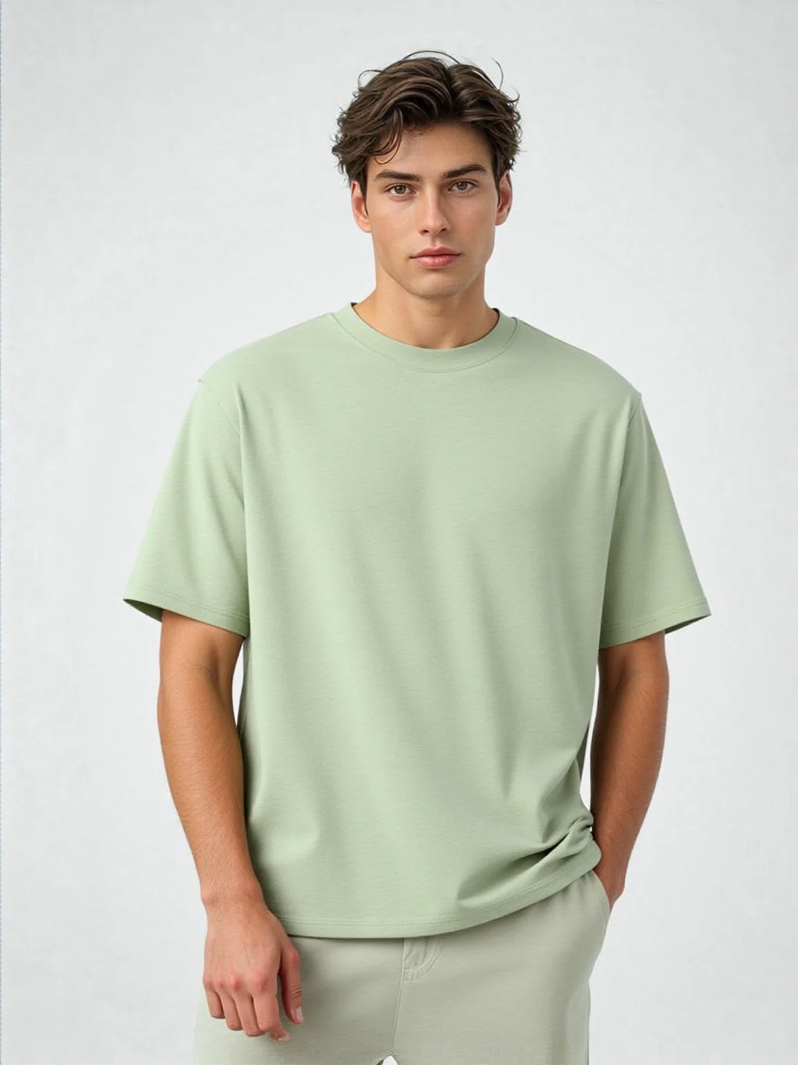 T-shirt-Palegreen