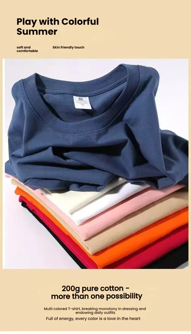 T-shirt-Heather grey